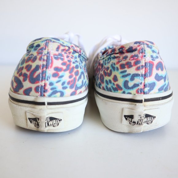 Vans Authentic Rainbow Leopard Print, Size 7 US Women's/5.5 Men's - Picture 10 of 12